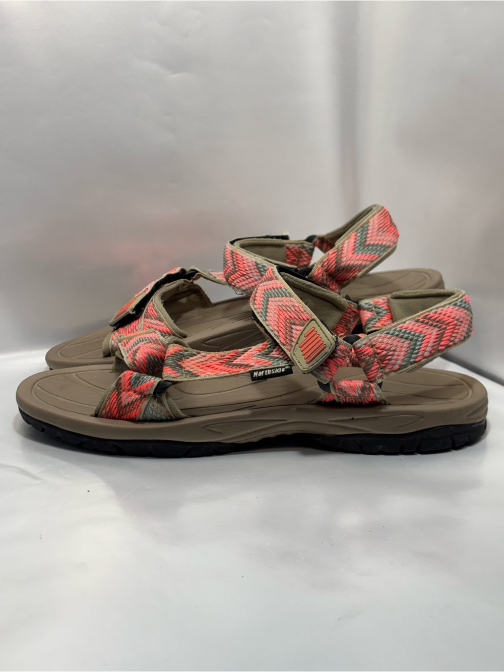 Northside Torrence Sport Women's Size 8 Pink Corral/Grey Hiking Outdoor Sandals